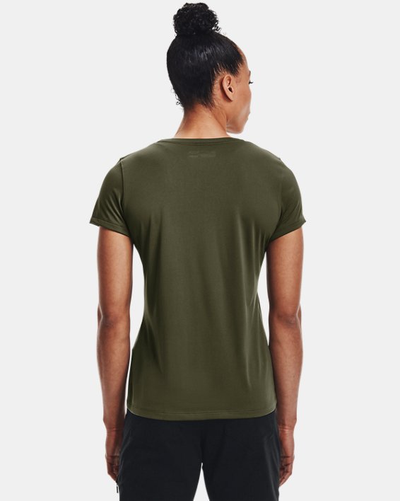 UA Tactical Tech™ - T-shirt à manches courtes pour femmes, Green, pdpMainDesktop image number 1